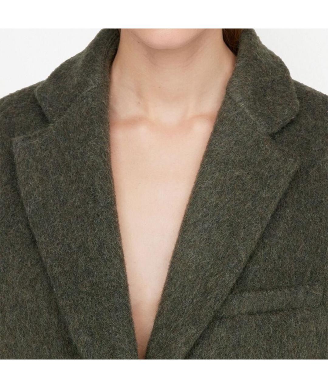 ANINE BING Зеленый шерстяной жакет/пиджак, фото 7