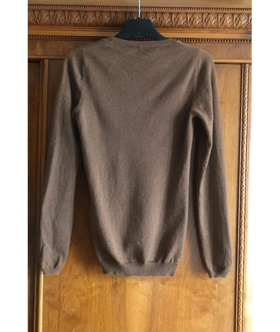 CRUCIANI Коричневый кашемировый джемпер / свитер, фото 2