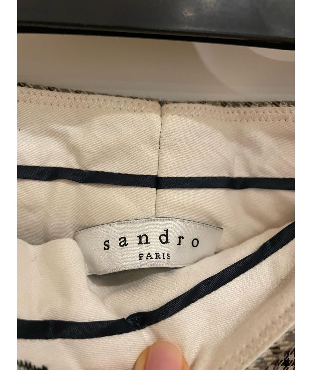 SANDRO Мульти полиэстеровые бриджи, фото 5