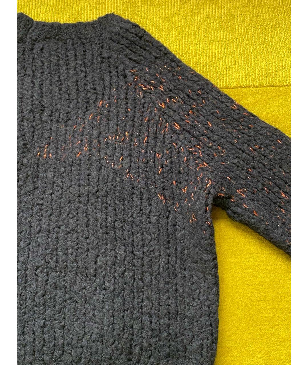 TELA Темно-синий джемпер / свитер, фото 4
