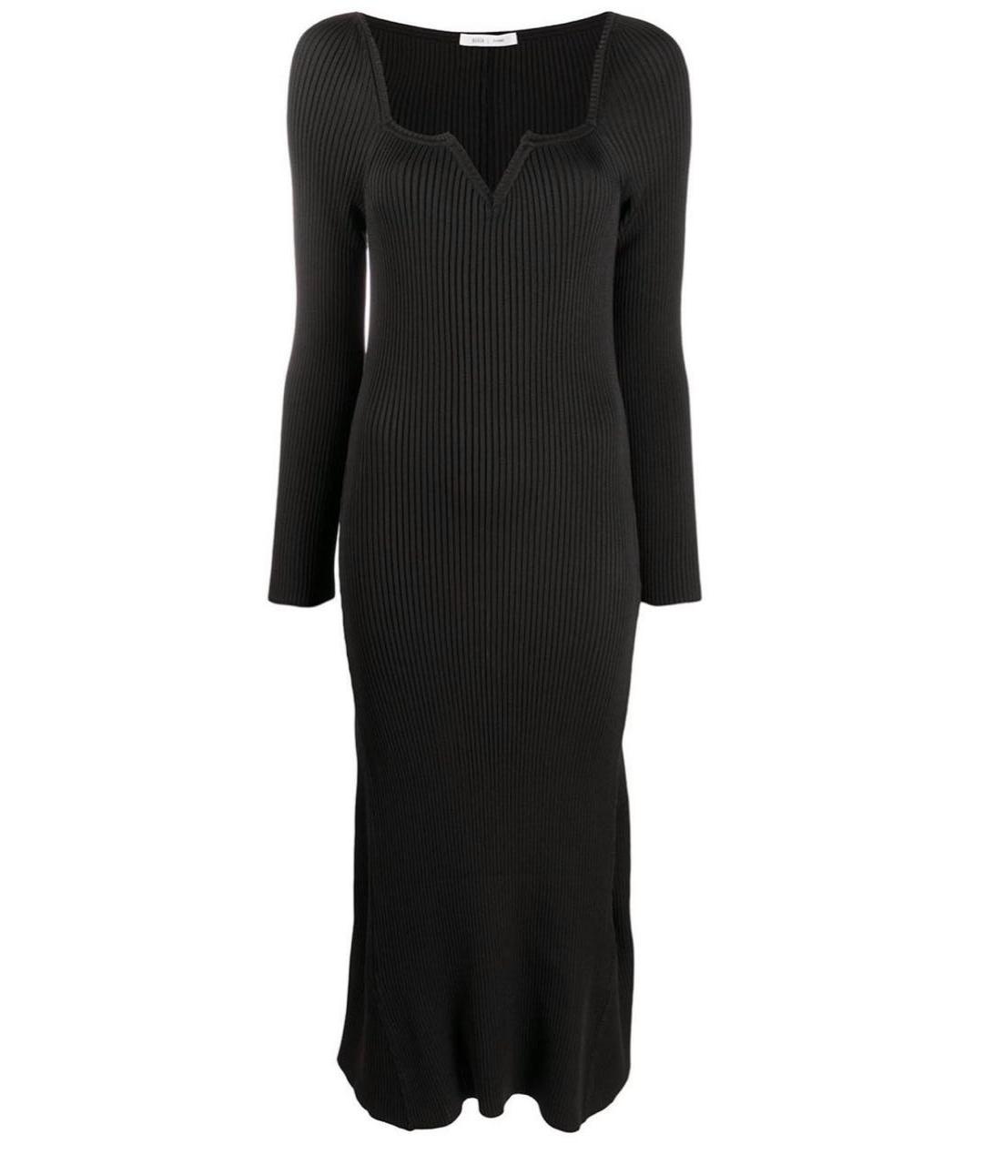 BEVZA Черное полиэстеровое повседневное платье, фото 7