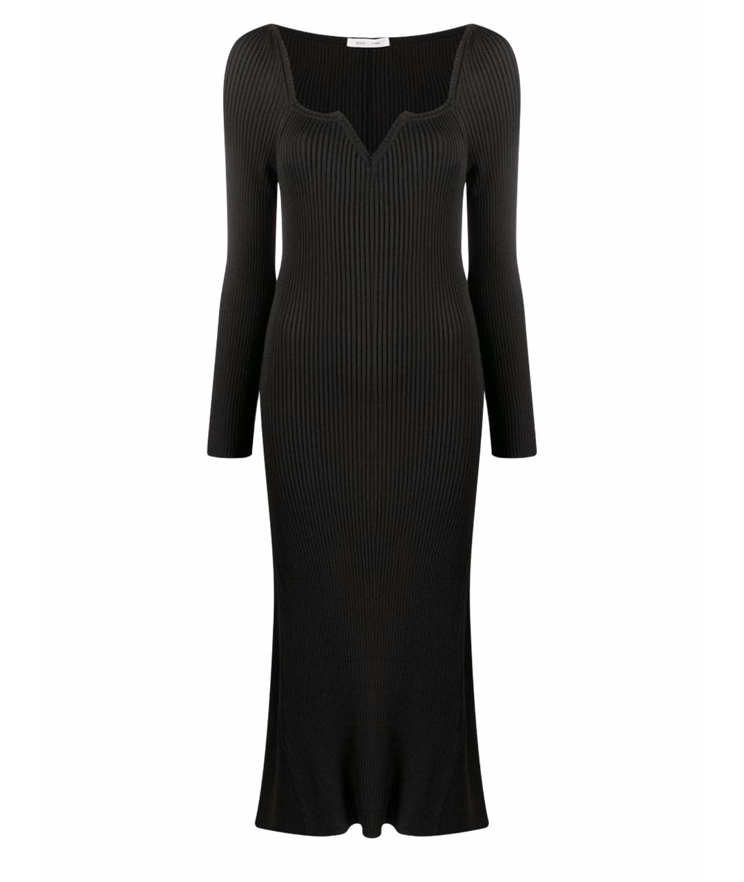 BEVZA Черное полиэстеровое повседневное платье, фото 1