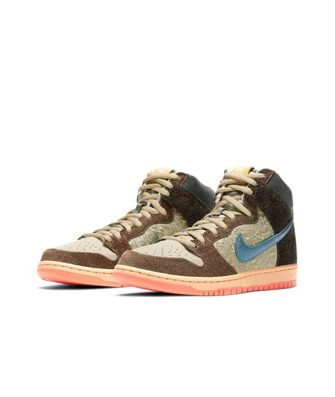 NIKE Черные кожаные высокие кроссовки / кеды, фото 2