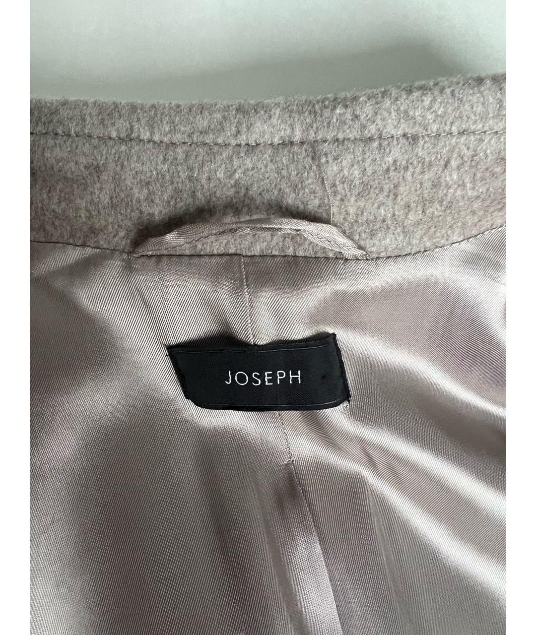 JOSEPH Серое шерстяное пальто, фото 3