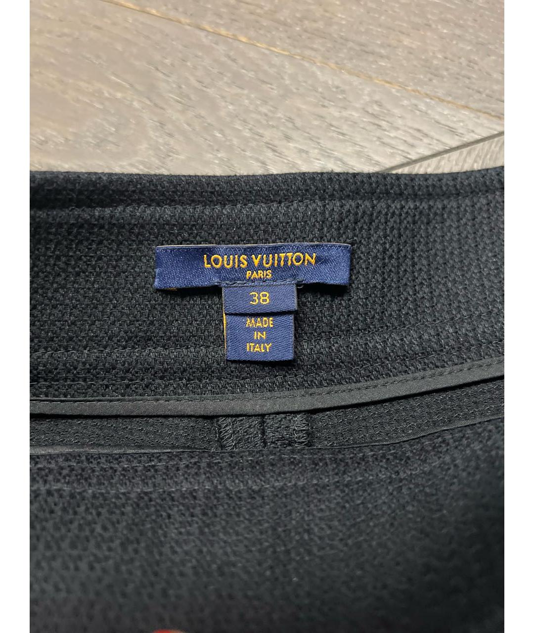 LOUIS VUITTON PRE-OWNED Черные хлопковые шорты, фото 3