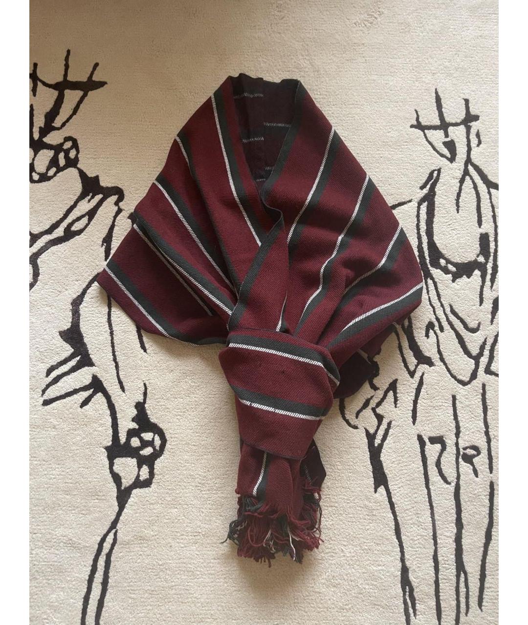 DOROTHEE SCHUMACHER Коричневый шерстяной шарф, фото 7