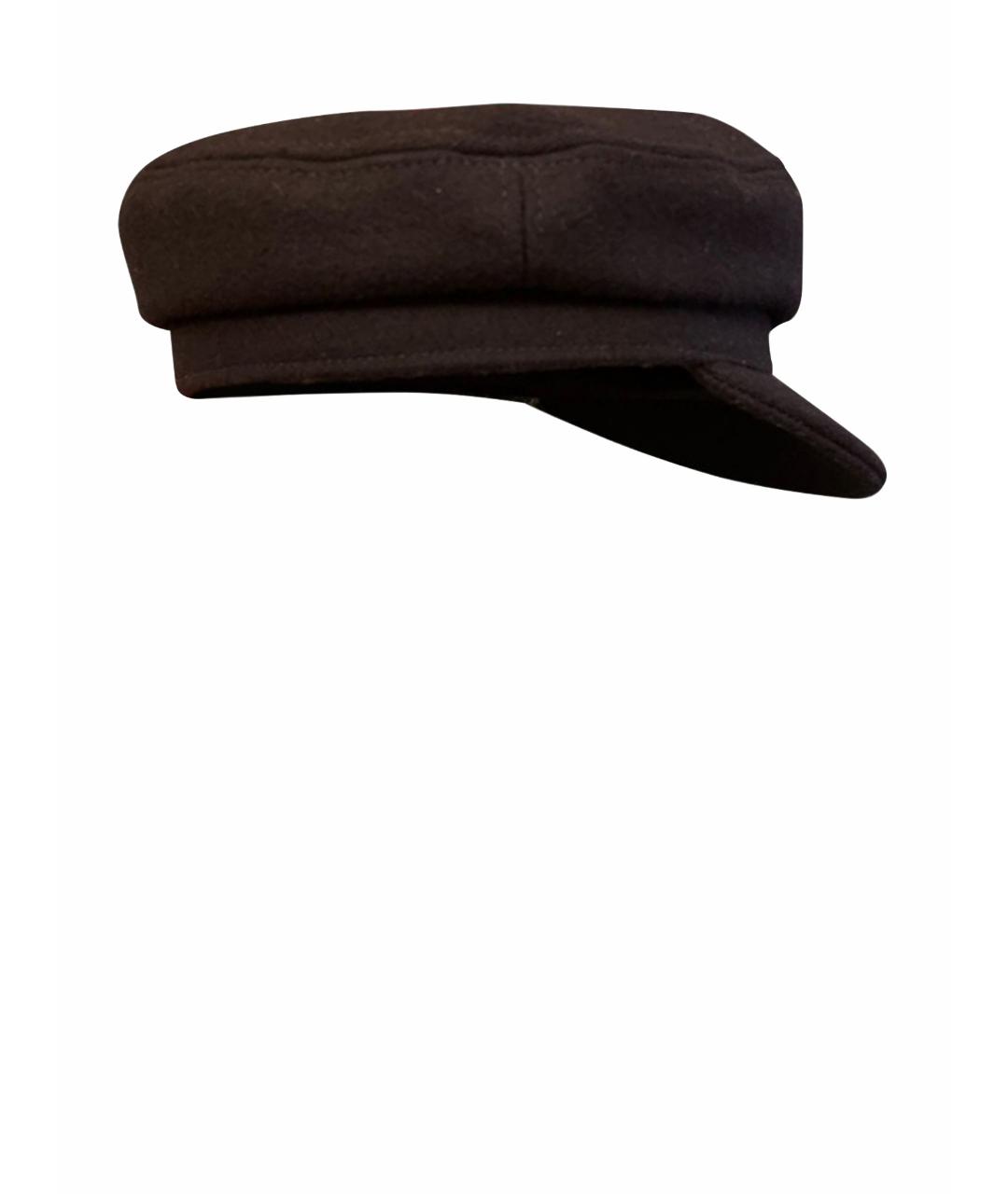 ISABEL MARANT ETOILE Черная шерстяная кепка, фото 1