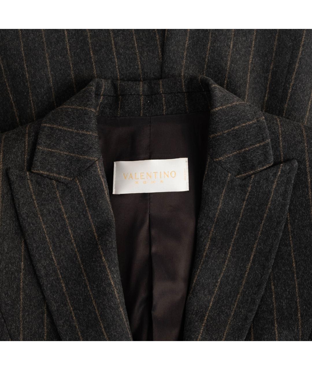 VALENTINO Серый шерстяной костюм с брюками, фото 7