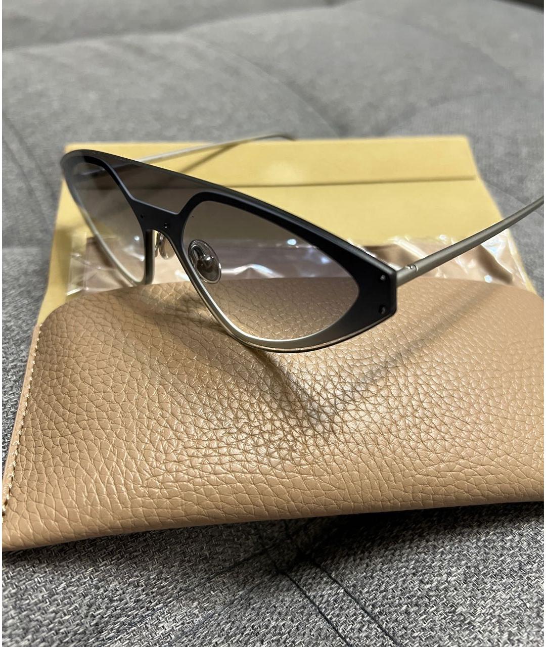 SPORTMAX Голубые металлические солнцезащитные очки, фото 4