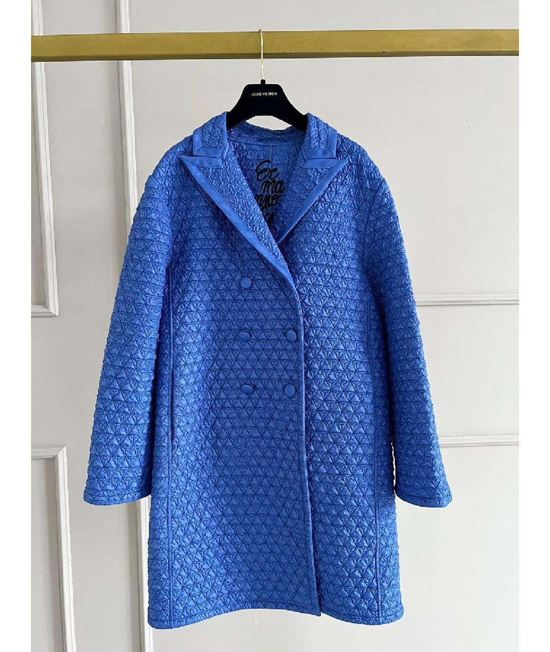 ERMANNO SCERVINO Синее пальто, фото 10