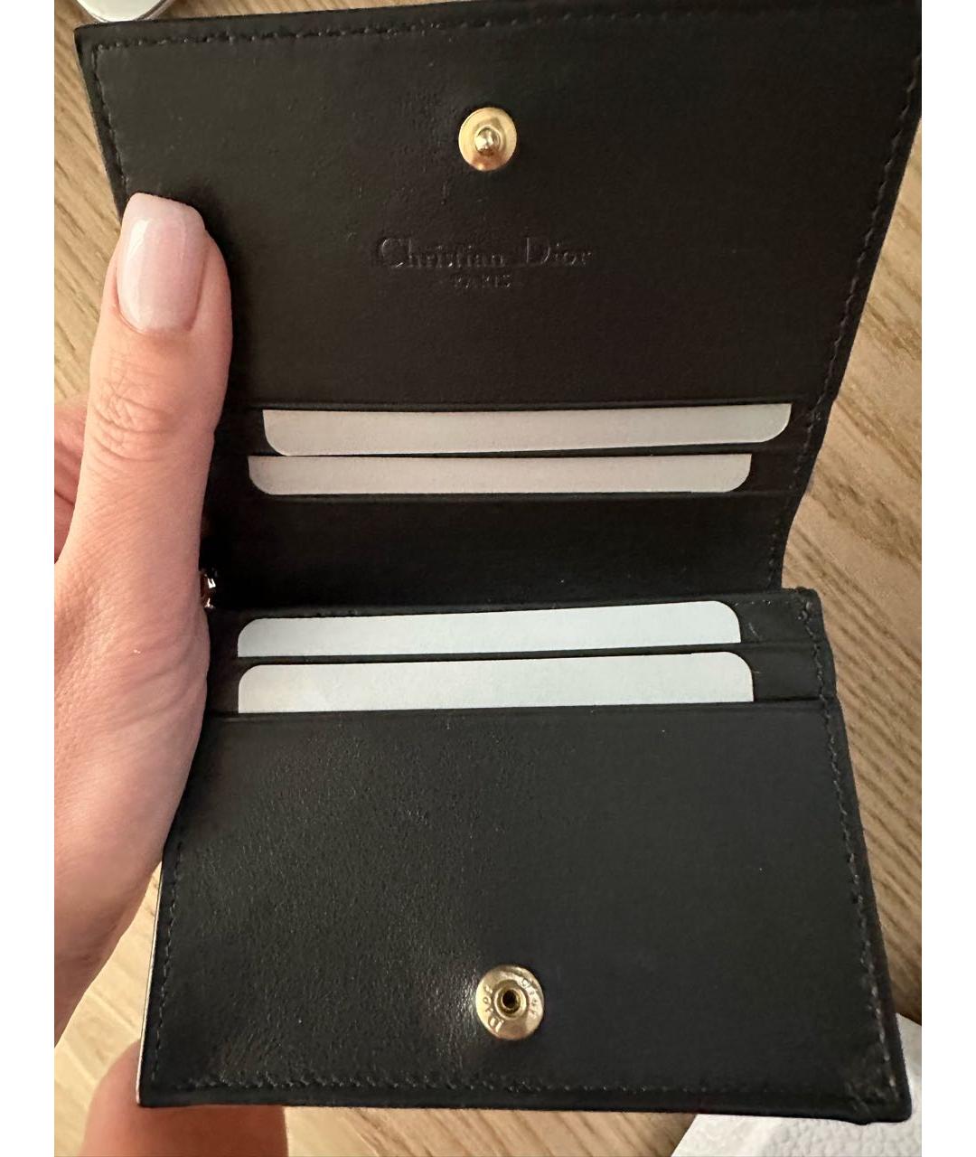CHRISTIAN DIOR PRE-OWNED Черный кошелек из лакированной кожи, фото 5