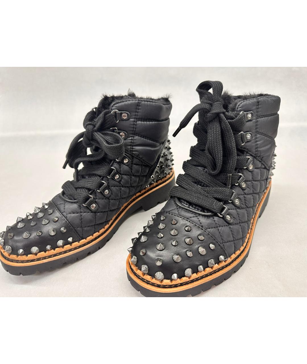SAM EDELMAN Черные текстильные ботинки, фото 9