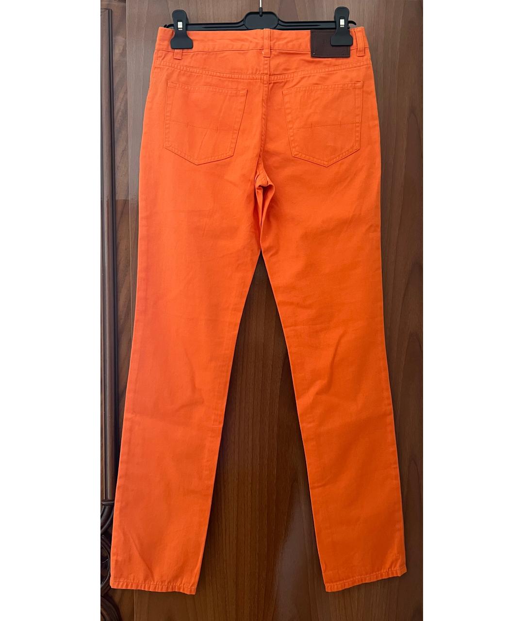 POLO RALPH LAUREN Оранжевое хлопковые брюки и шорты, фото 2