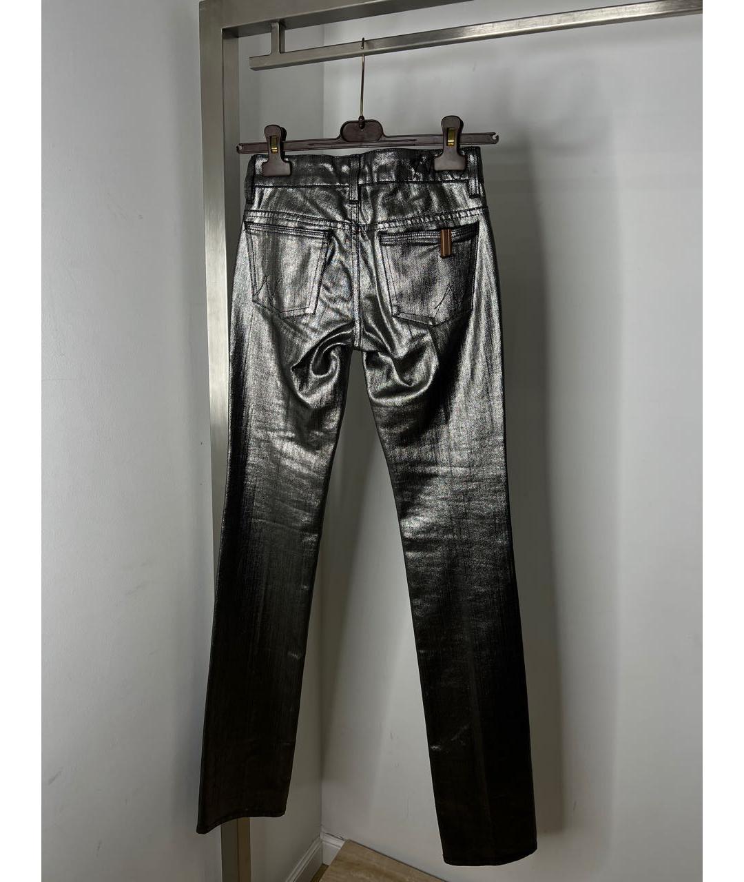 NOTIFY Серебряные прямые джинсы, фото 4