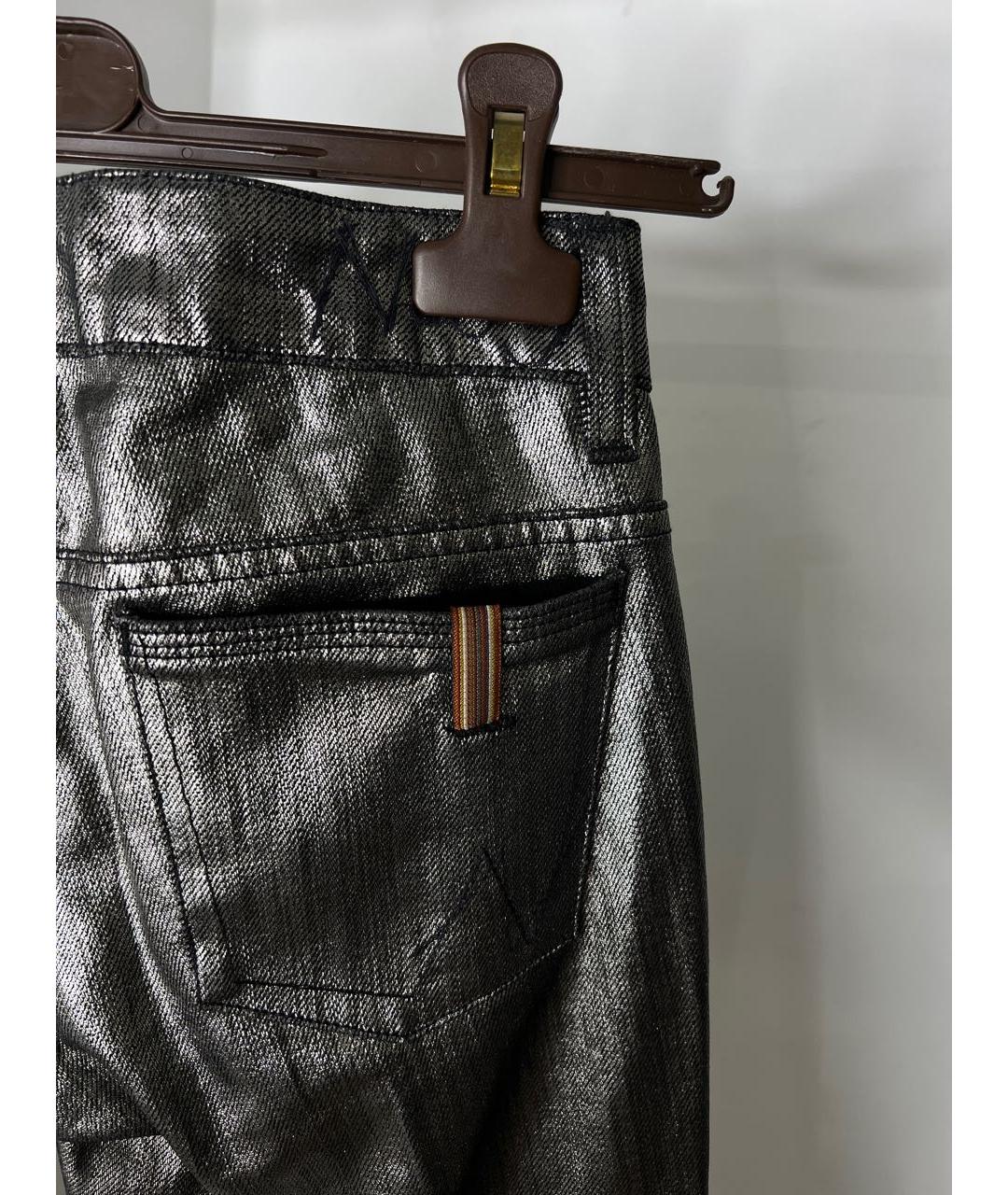 NOTIFY Серебряные прямые джинсы, фото 3