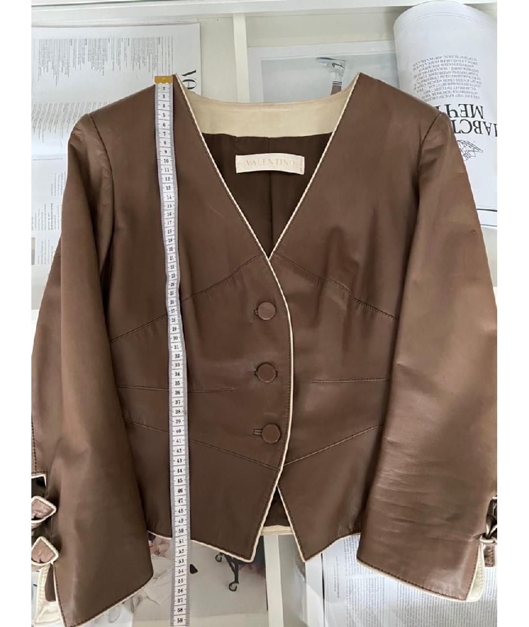 VALENTINO Коричневая куртка, фото 9