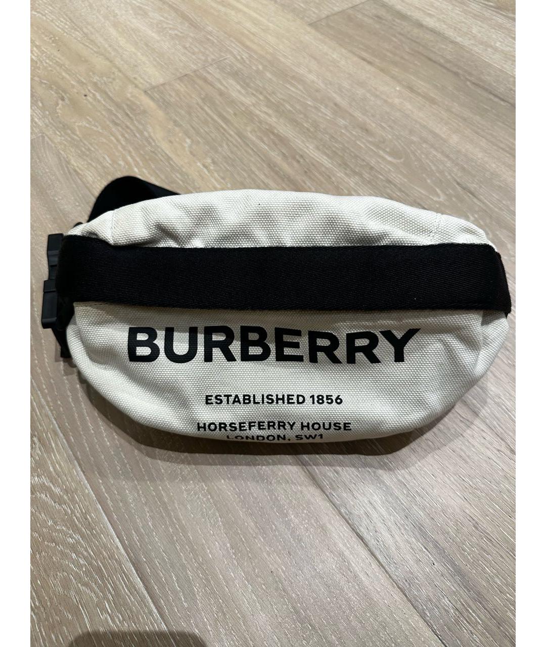 BURBERRY Бежевая твидовая поясная сумка, фото 9