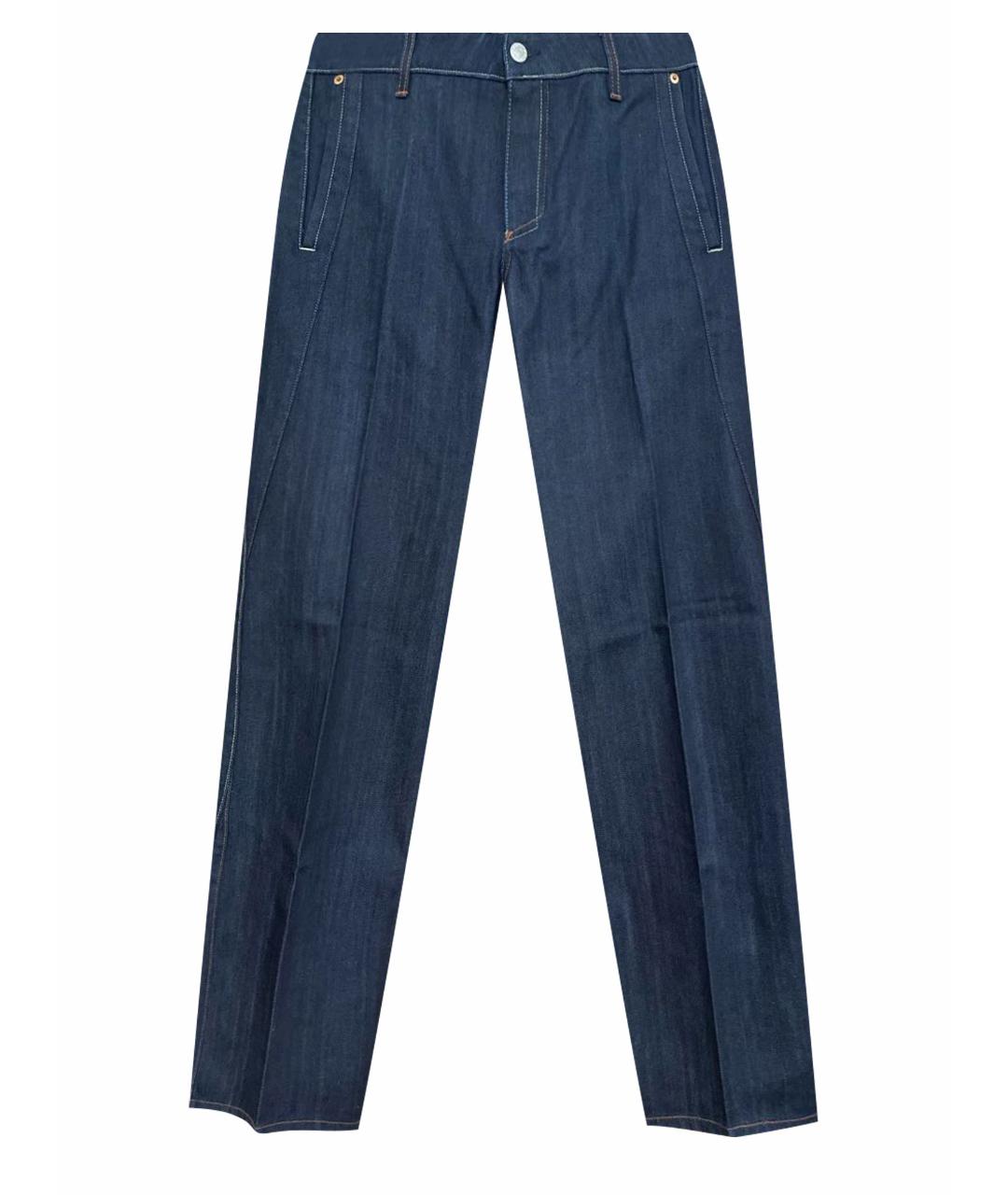 NOTIFY Темно-синие хлопко-эластановые джинсы клеш, фото 1
