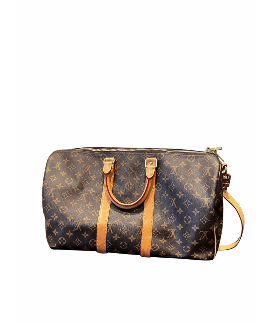 LOUIS VUITTON Коричневая дорожная/спортивная сумка, фото 1