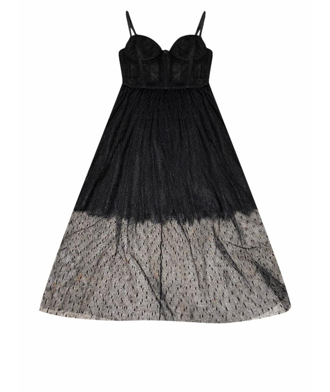 ERMANNO SCERVINO Черное кружевное вечернее платье, фото 1