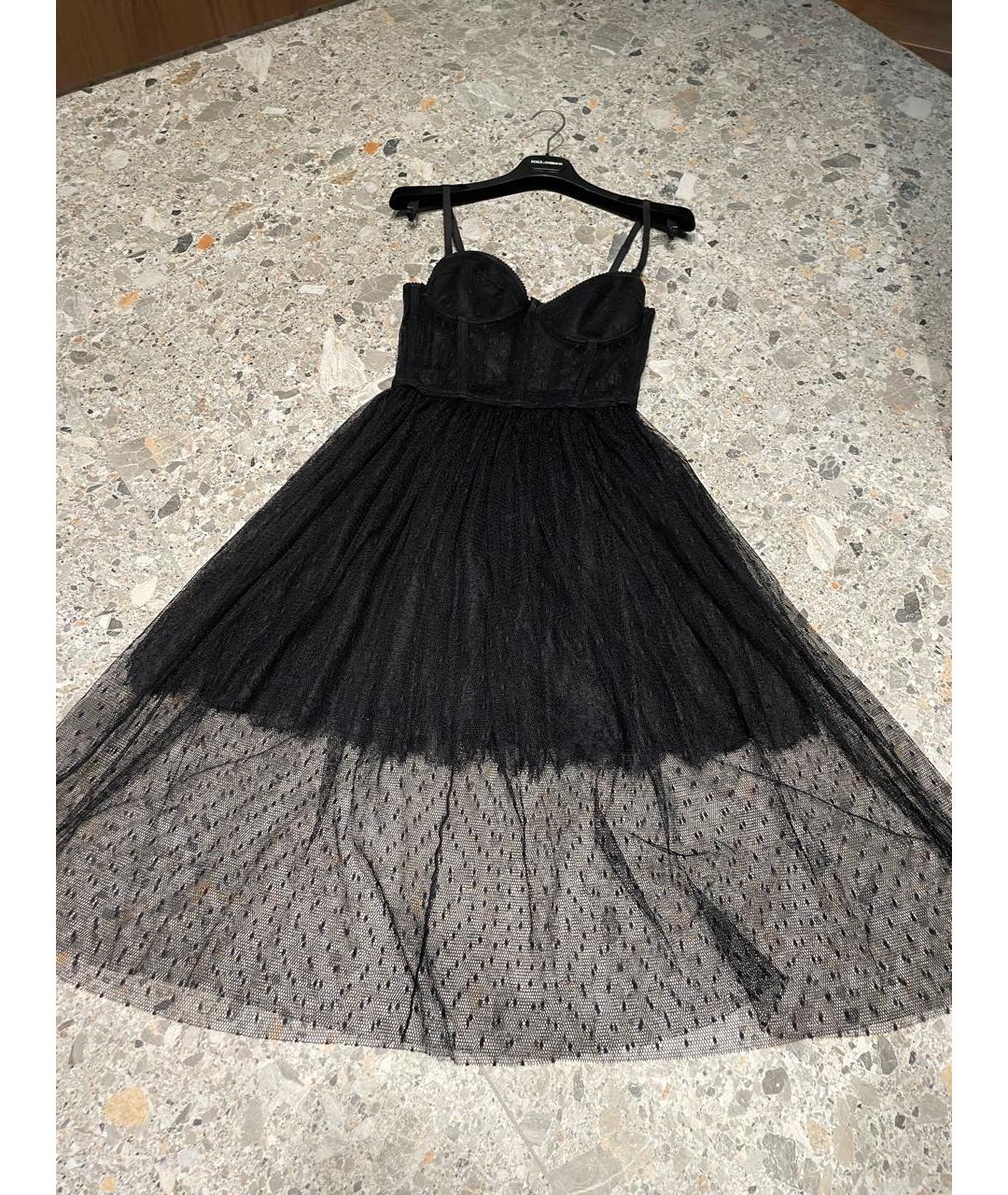 ERMANNO SCERVINO Черное кружевное вечернее платье, фото 3