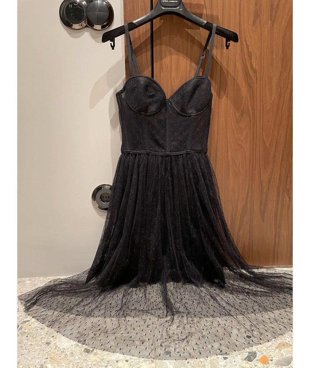 ERMANNO SCERVINO Черное кружевное вечернее платье, фото 8