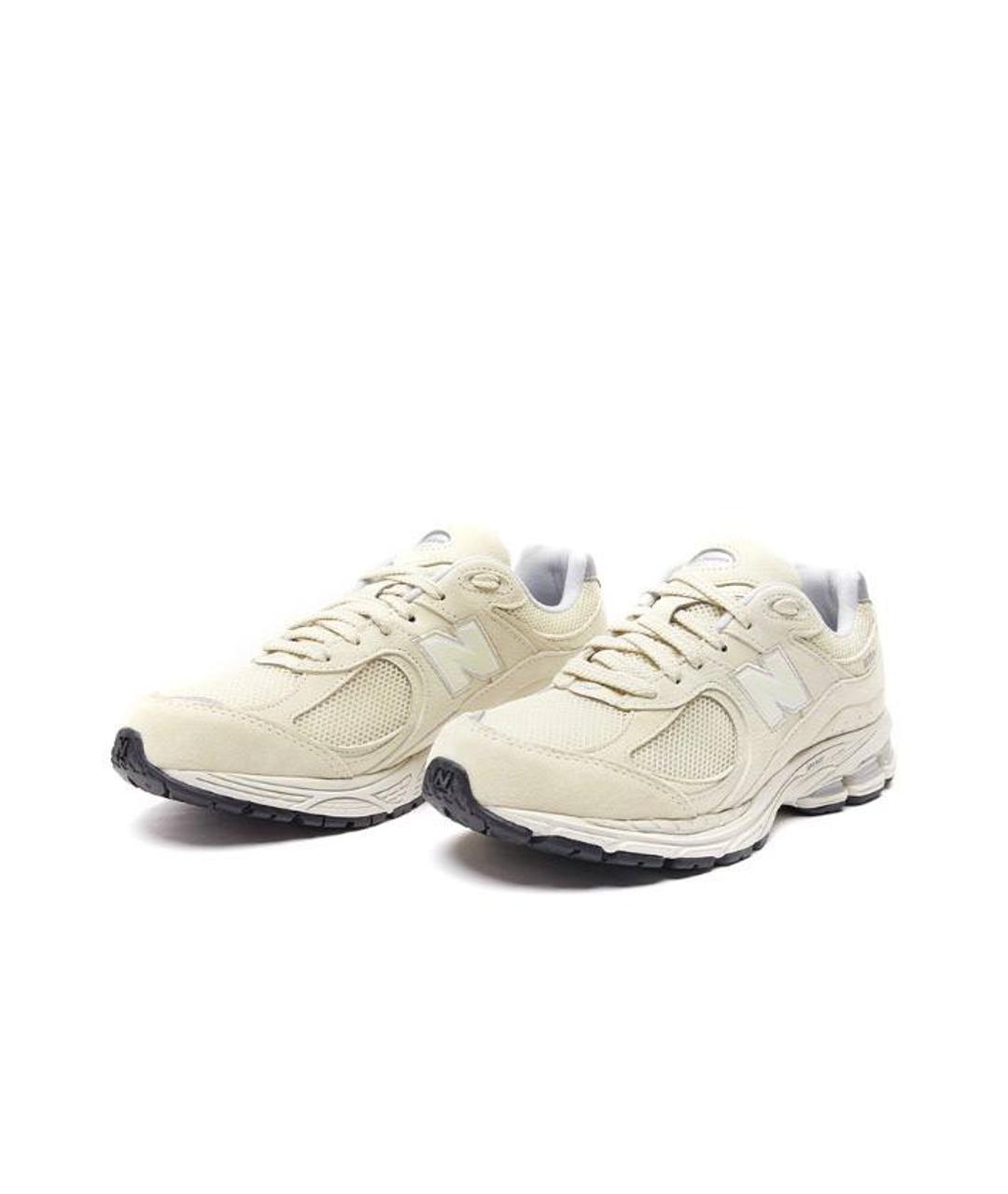 NEW BALANCE Бежевые кожаные кроссовки, фото 2