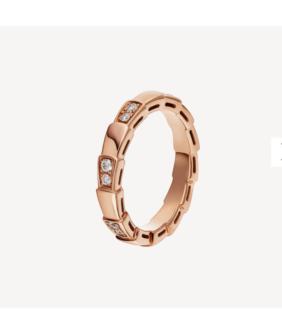 BVLGARI Розовое кольцо из розового золота, фото 4