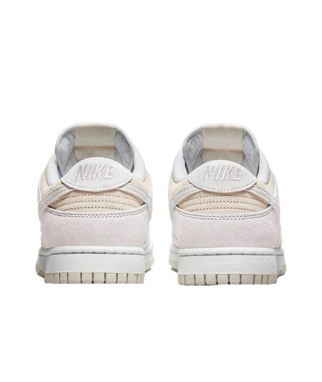 NIKE Бежевые кожаные кроссовки, фото 4