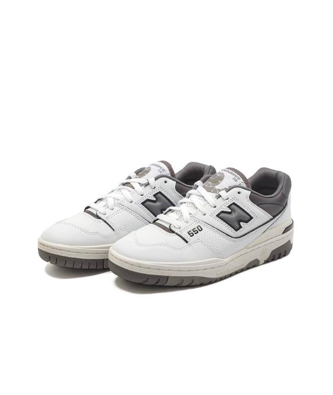 NEW BALANCE Белые кожаные кроссовки, фото 2