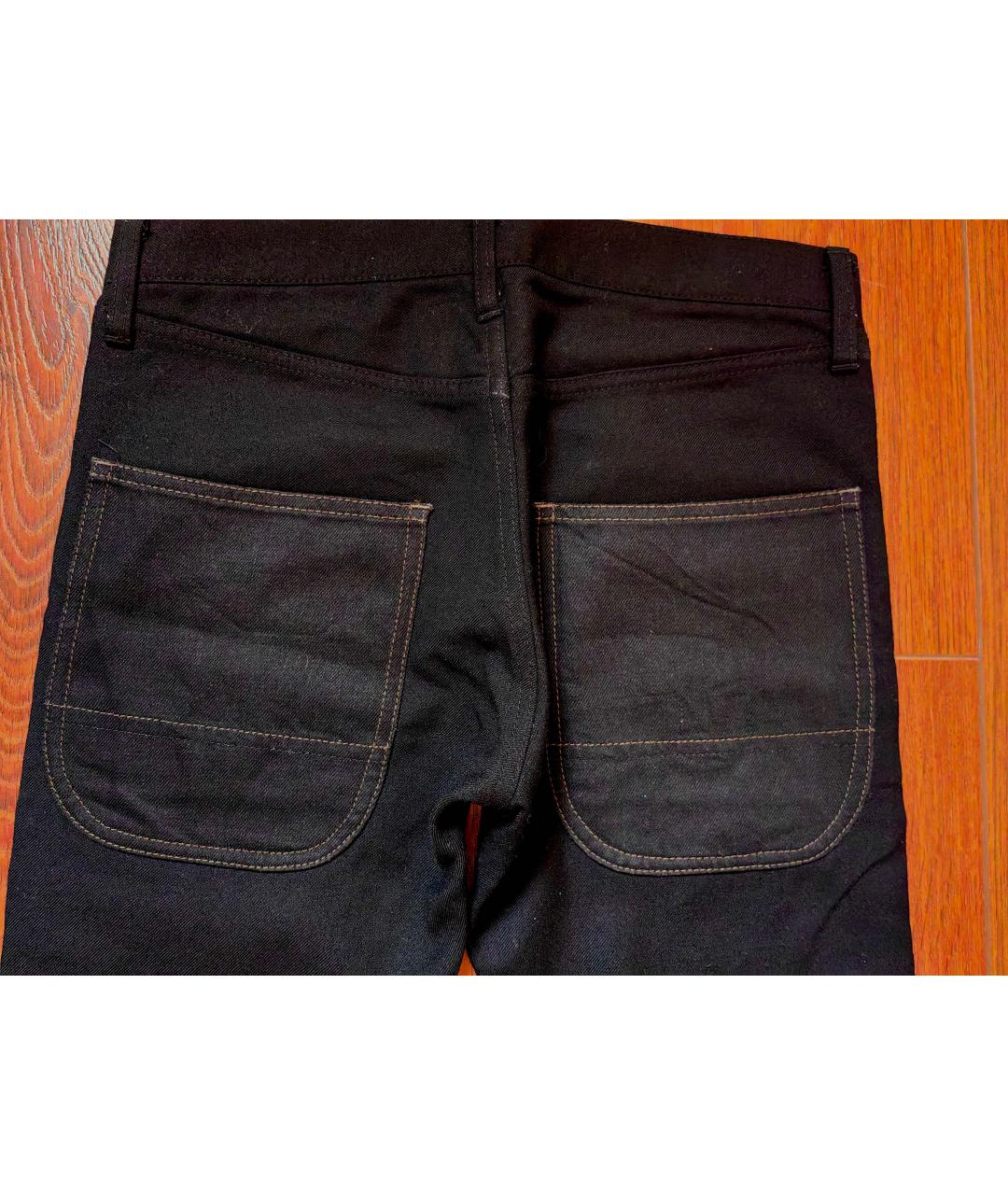 JUNYA WATANABE COMME DES GARÇONS Черные шерстяные брюки чинос, фото 4