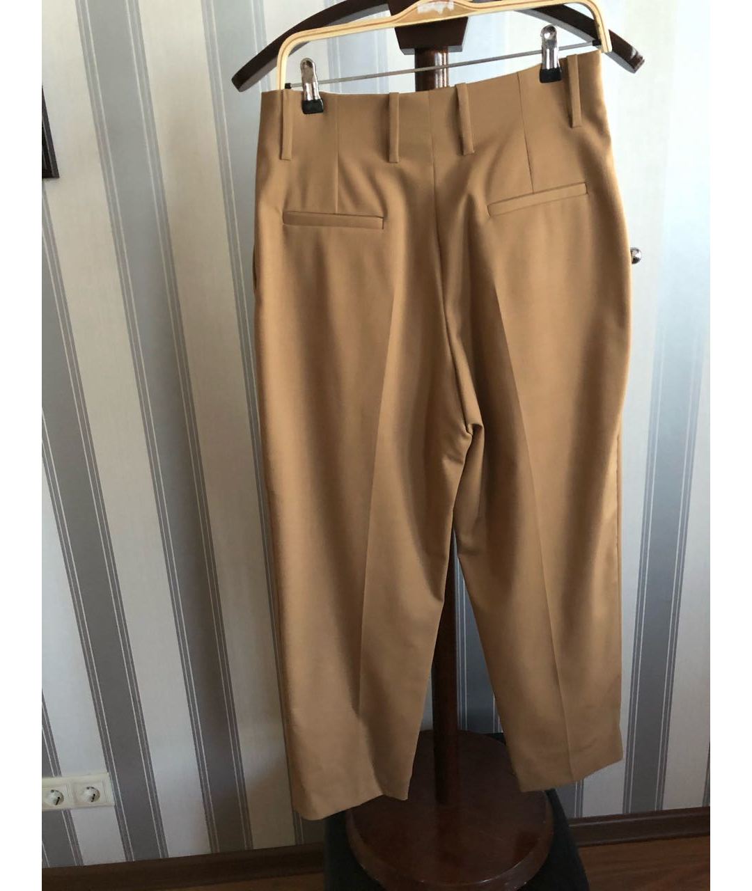 SANDRO Шерстяные прямые брюки, фото 2