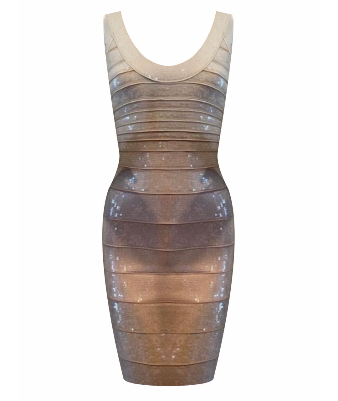 HERVE LEGER Мульти синтетическое коктейльное платье, фото 1