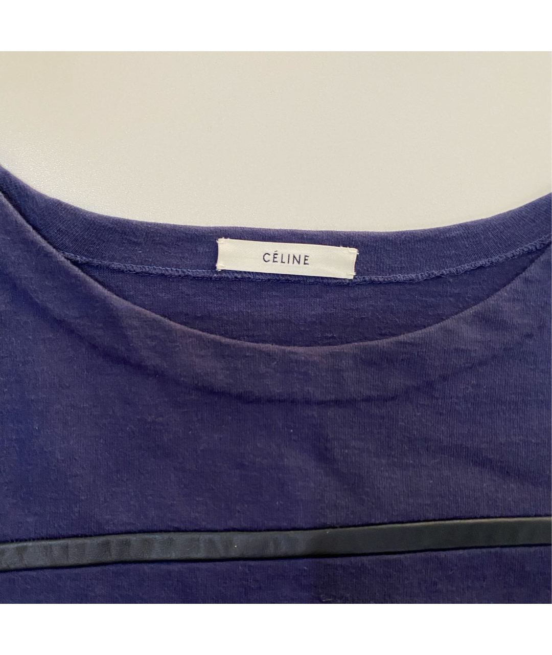 CELINE PRE-OWNED Синий хлопковый джемпер / свитер, фото 2
