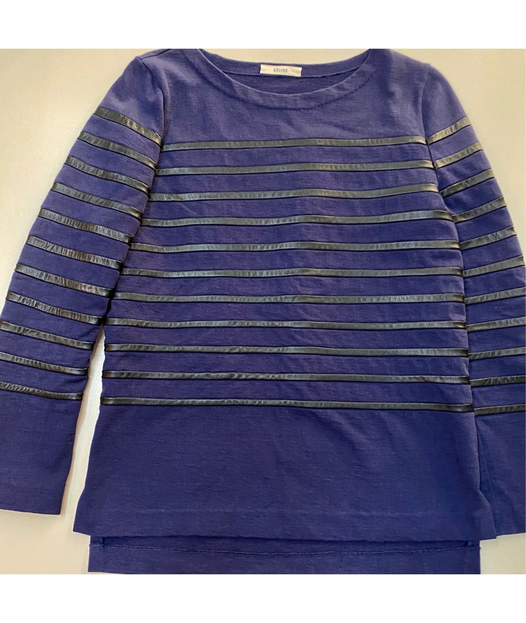 CELINE PRE-OWNED Синий хлопковый джемпер / свитер, фото 5