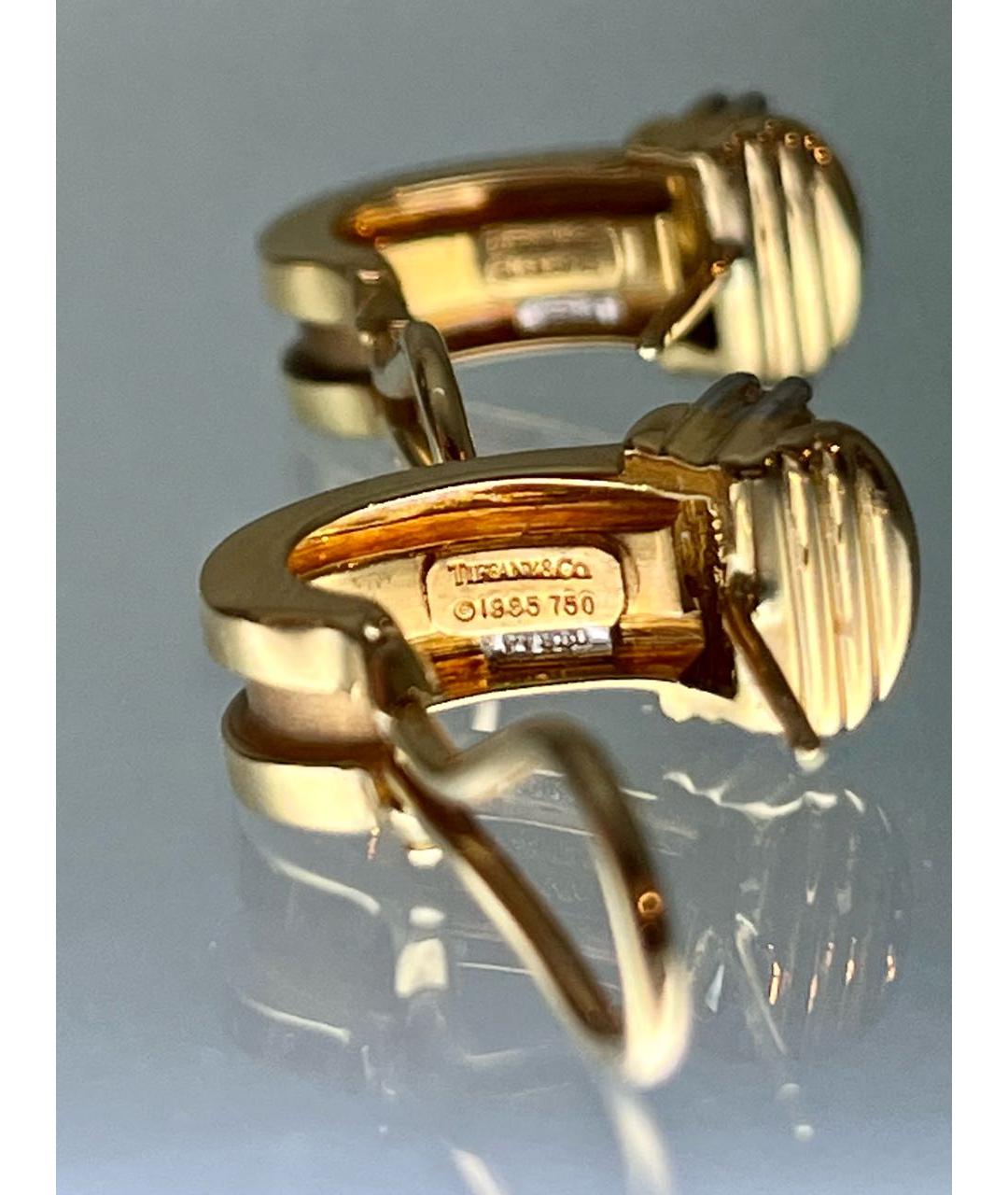 TIFFANY&CO Золотые серьги из желтого золота, фото 4