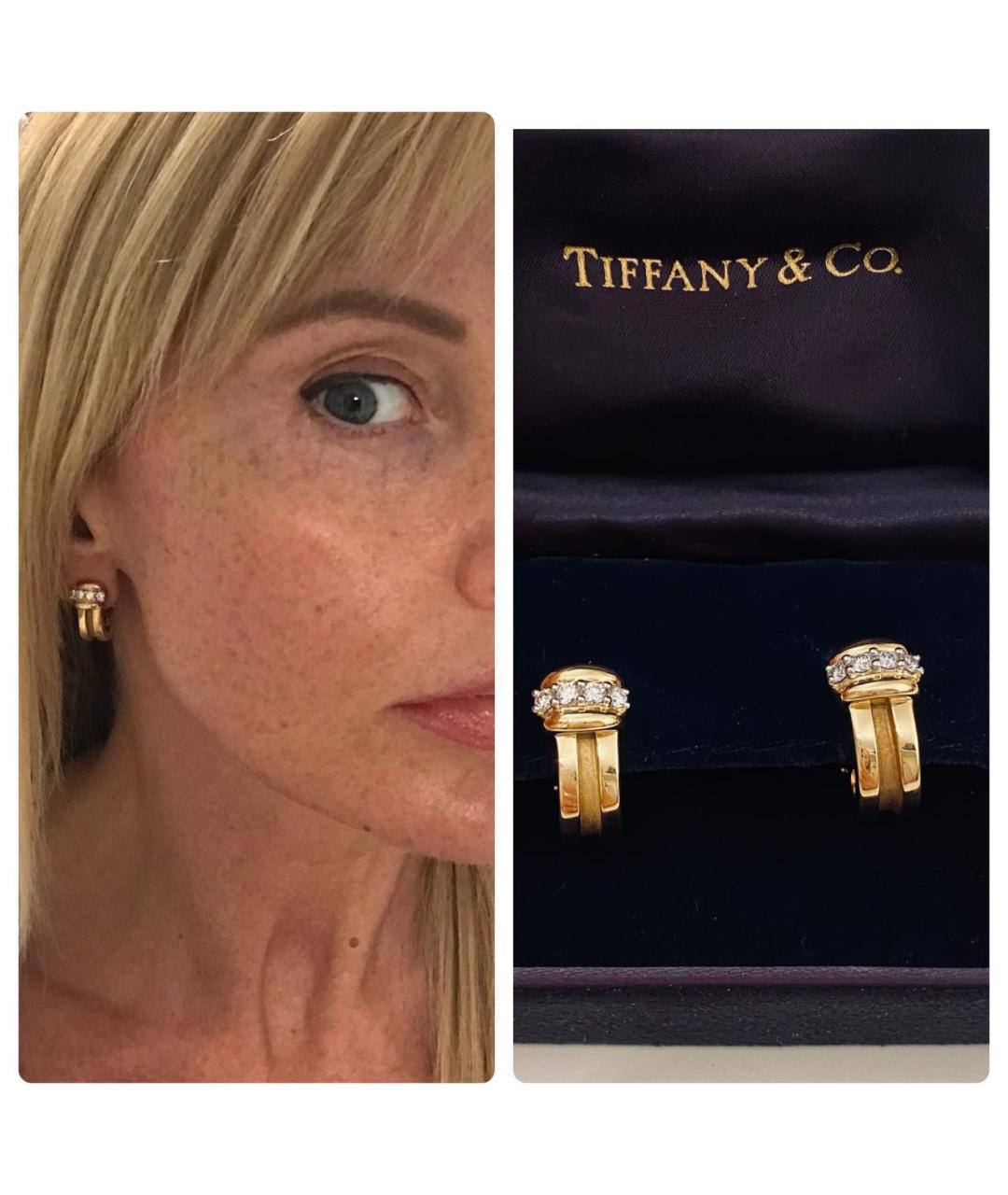 TIFFANY&CO Золотые серьги из желтого золота, фото 3