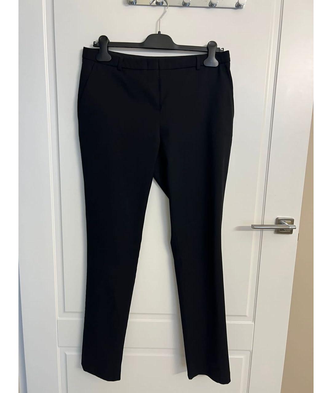 BURBERRY Черные шерстяные брюки широкие, фото 9
