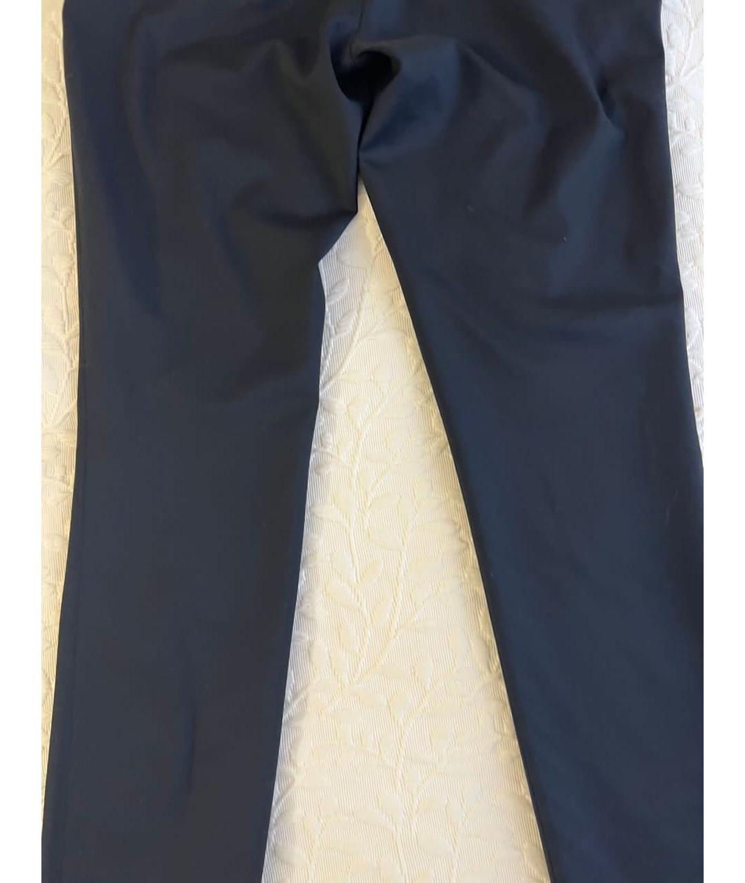 BURBERRY Черные шерстяные брюки широкие, фото 8