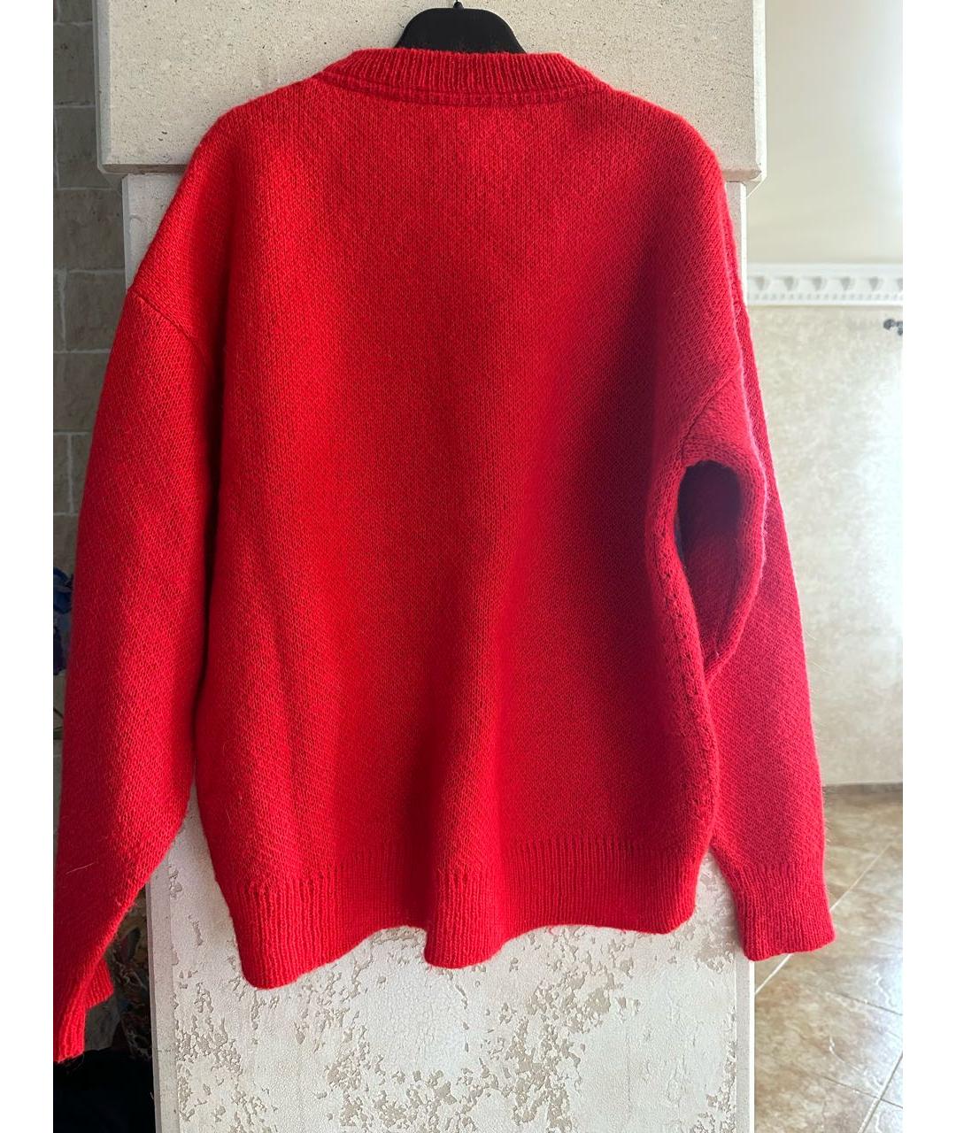 TOMMY HILFIGER Красный кашемировый джемпер / свитер, фото 2