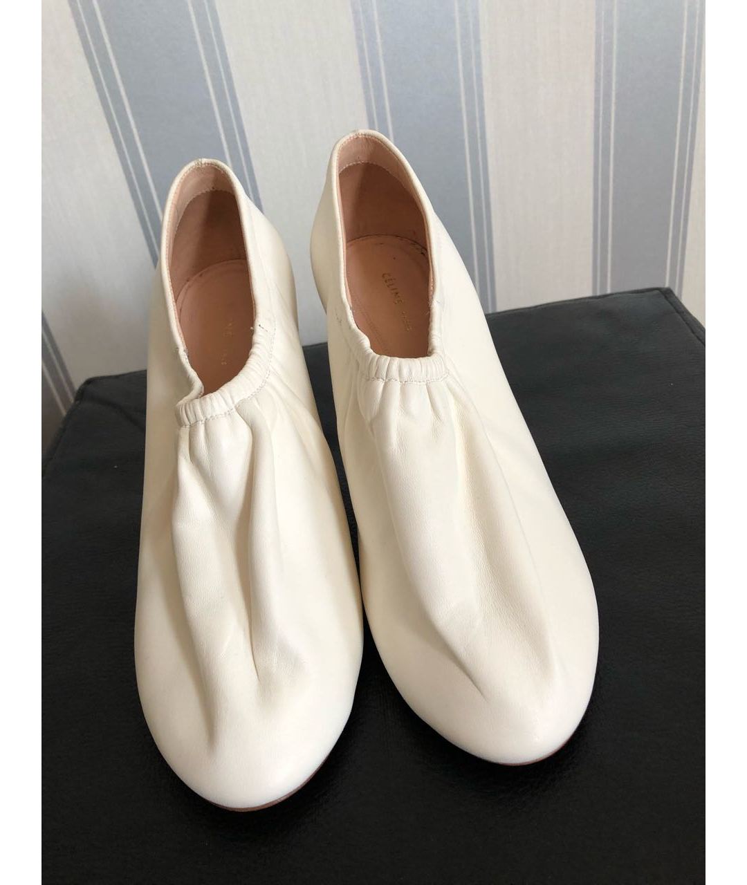 CELINE PRE-OWNED Белые кожаные туфли, фото 2
