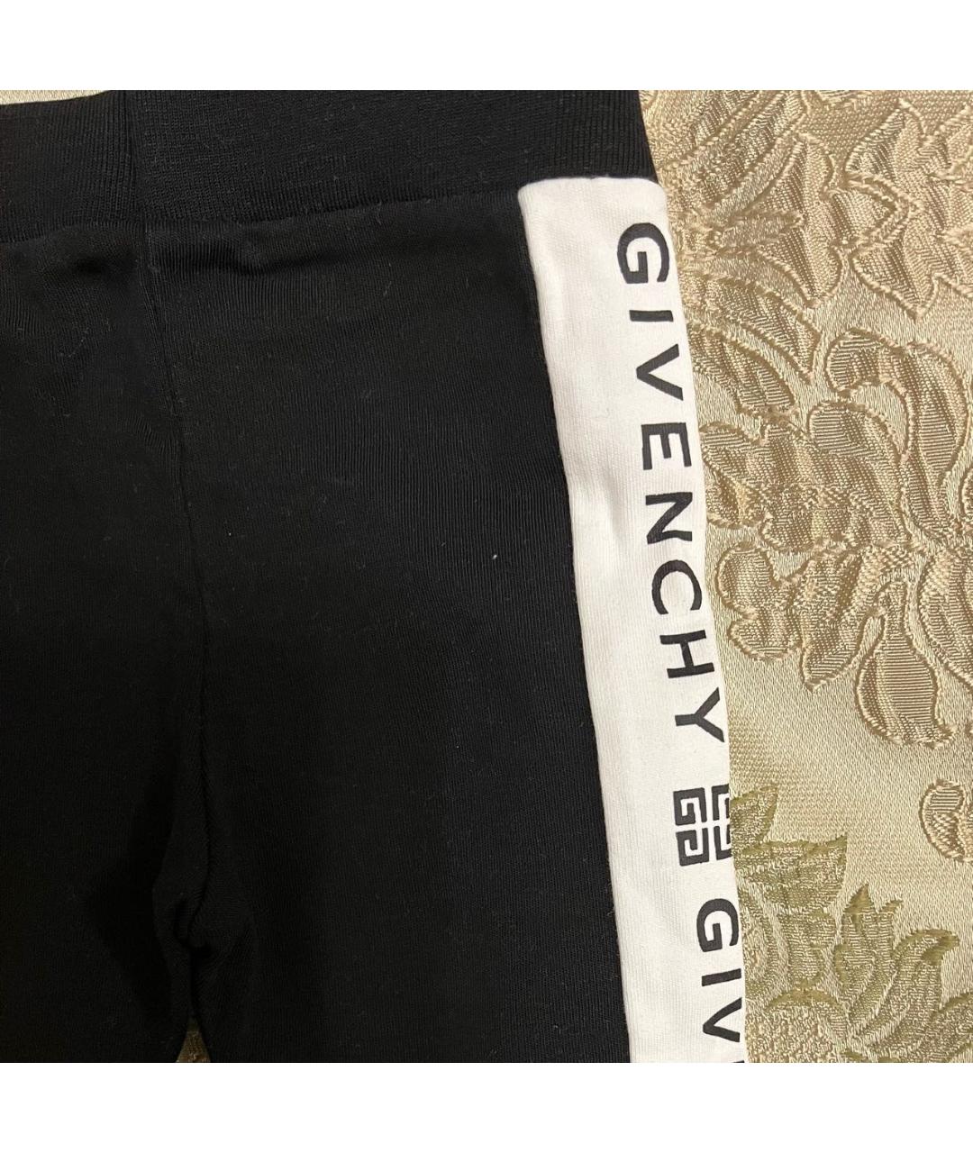 GIVENCHY Черные хлопковые брюки и шорты, фото 3
