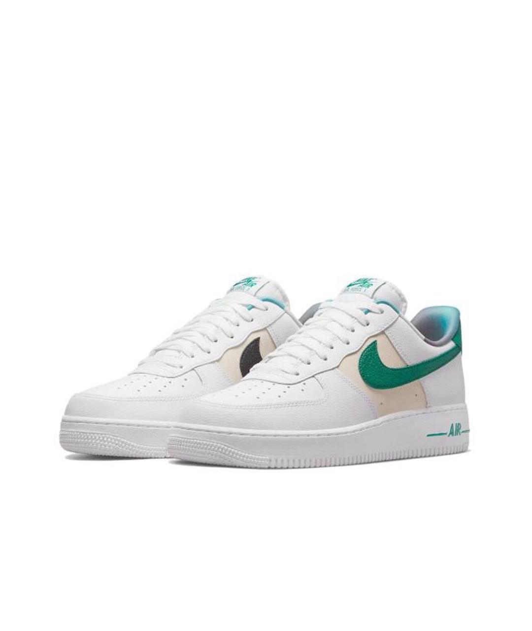 NIKE Белые кожаные кроссовки, фото 4