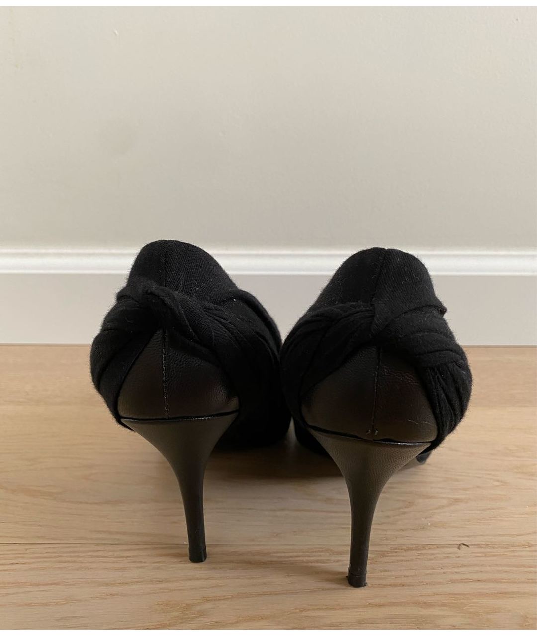 BALENCIAGA Черные текстильные туфли, фото 4