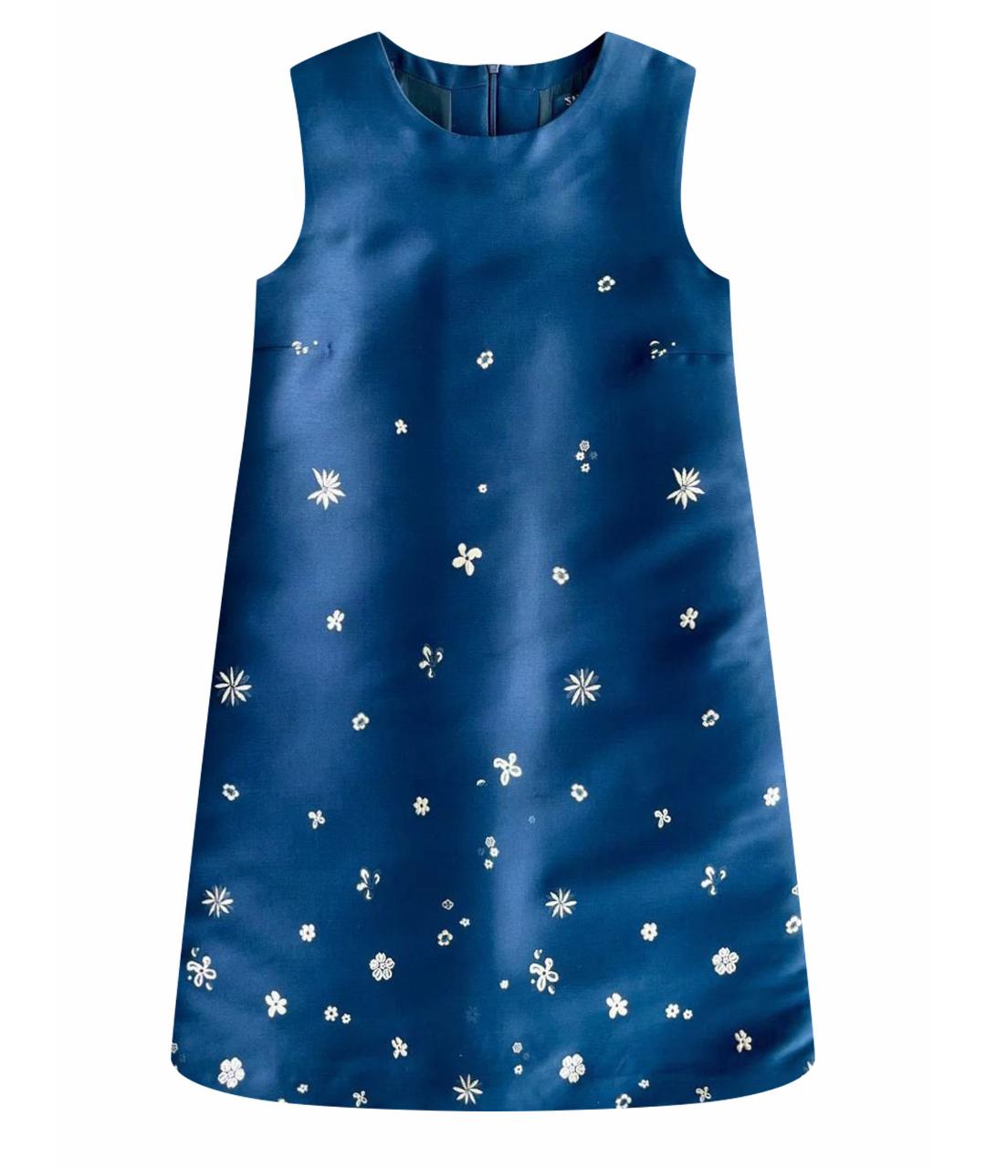 'S MAX MARA Темно-синее коктейльное платье, фото 1