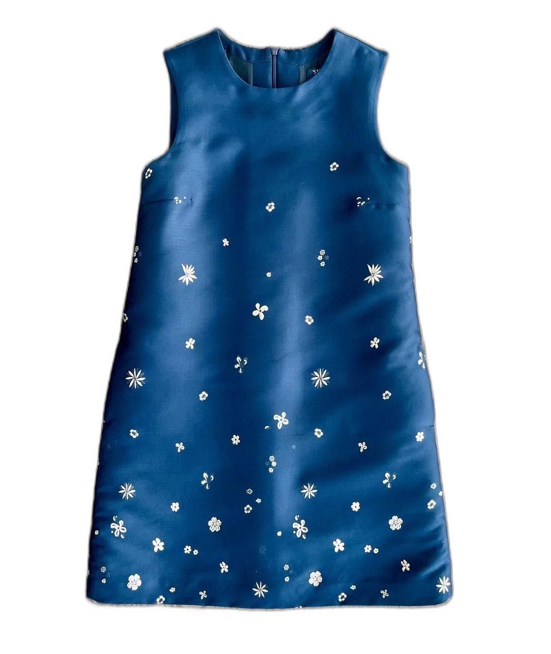 'S MAX MARA Темно-синее коктейльное платье, фото 7