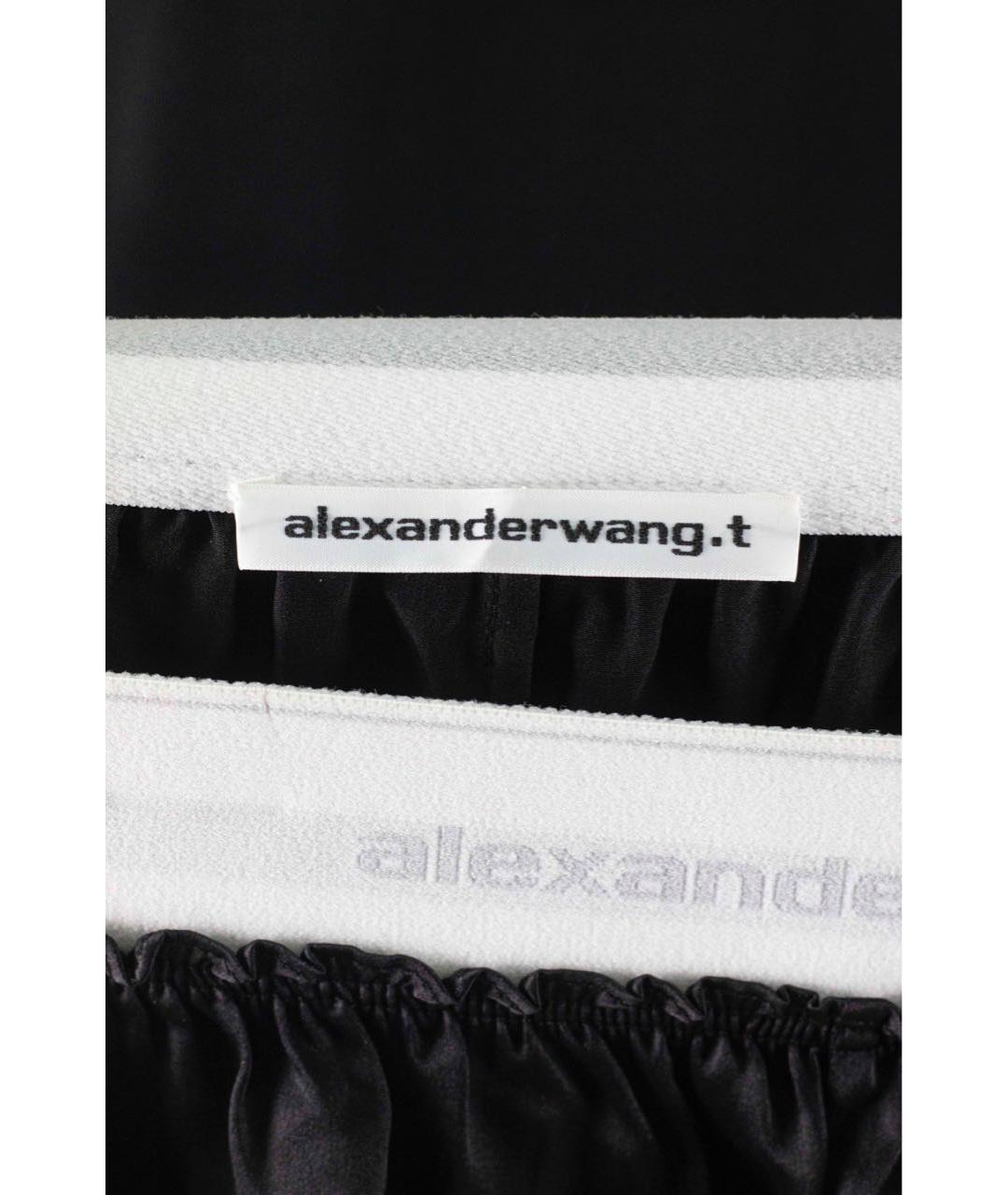 ALEXANDER WANG Черные шелковые шорты, фото 8