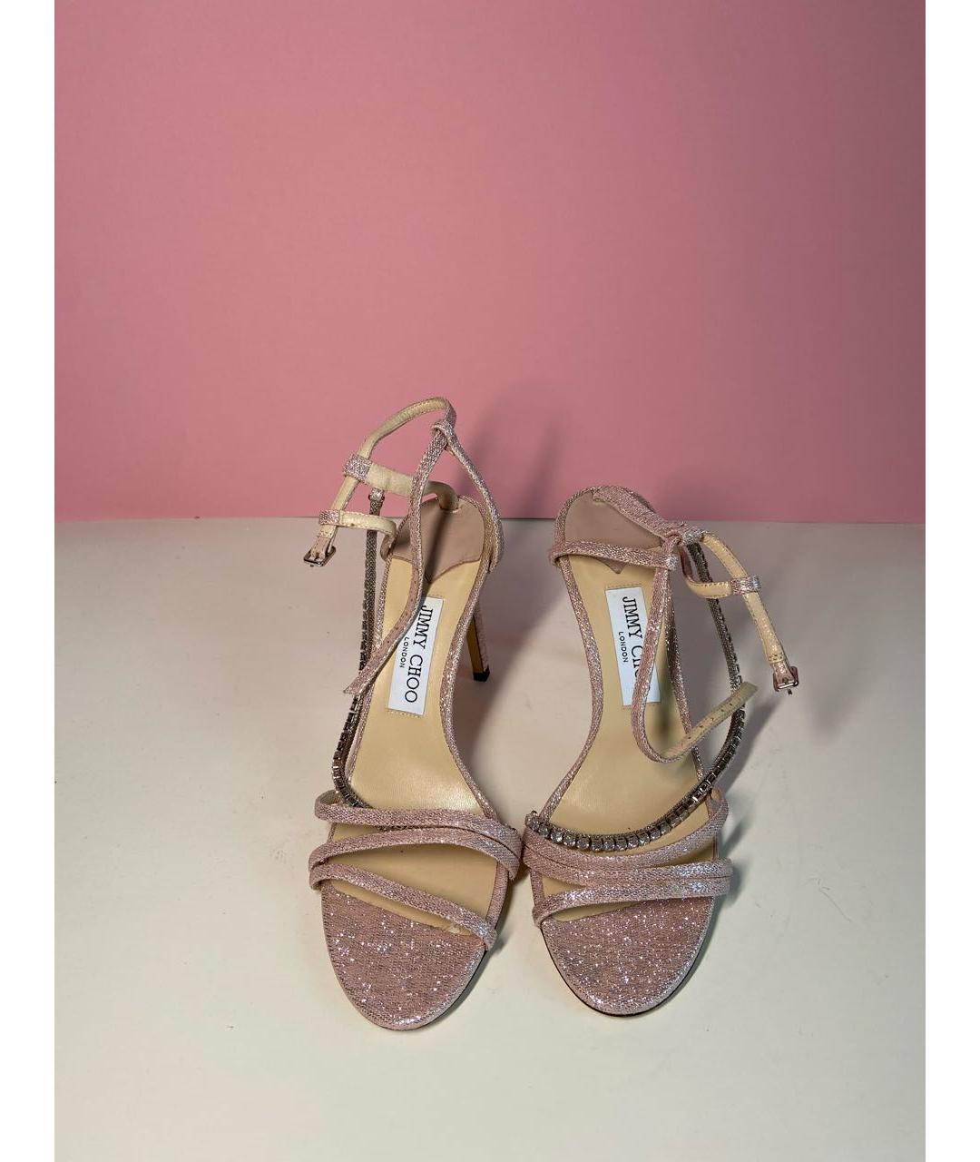 JIMMY CHOO Розовые босоножки, фото 2
