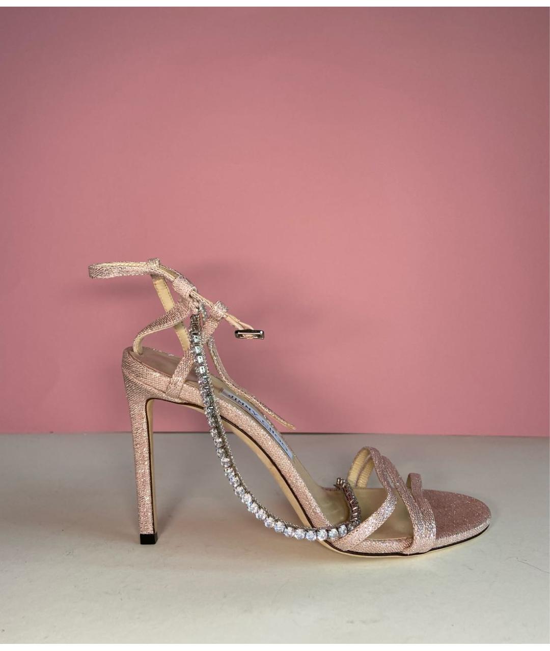 JIMMY CHOO Розовые босоножки, фото 8