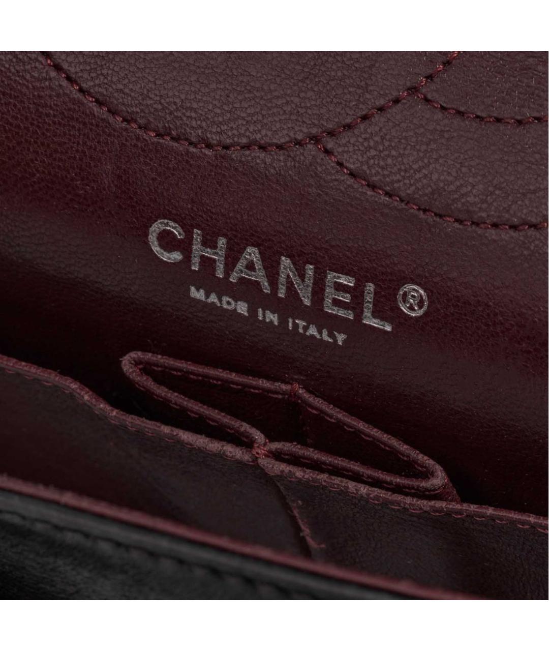 CHANEL Черная кожаная сумка через плечо, фото 6